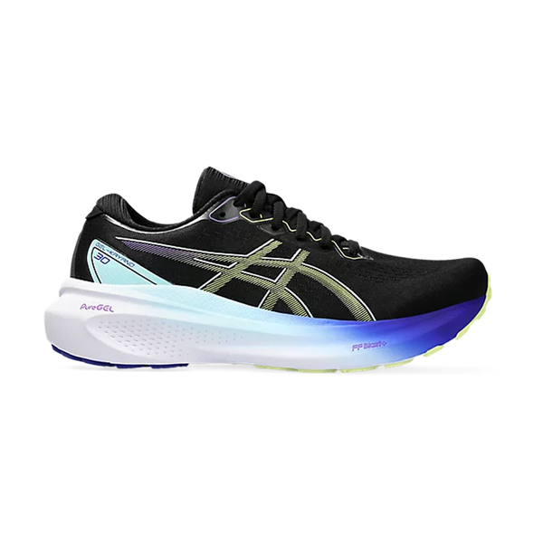 ASICS Women's GEL-KAYANO 30 Black/Glow Yellow