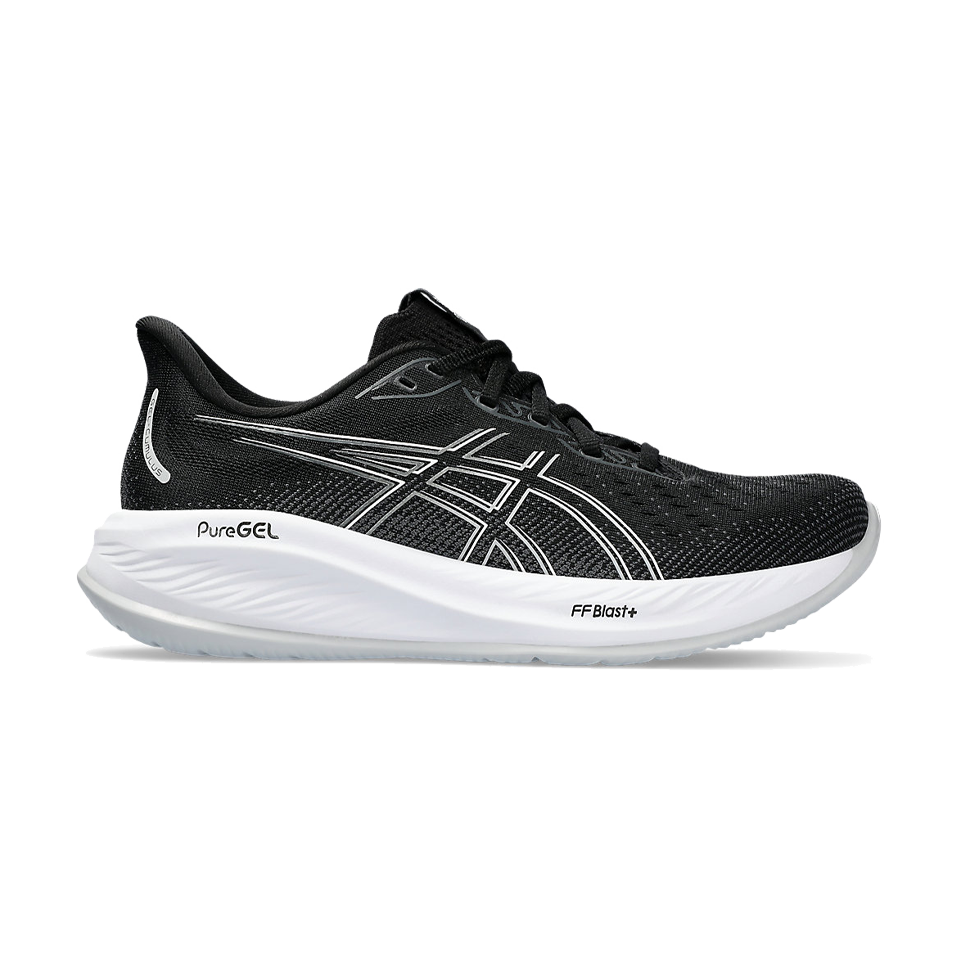 ASICS Women s GEL CUMULUS 26 Black White Play Stores Inc
