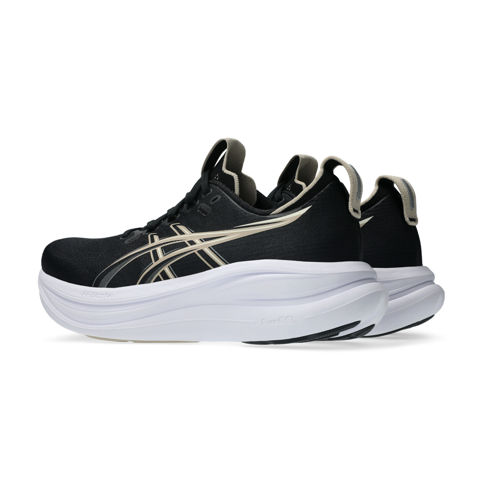 ASICS Women's GEL-NIMBUS 28 Black/Feather Grey