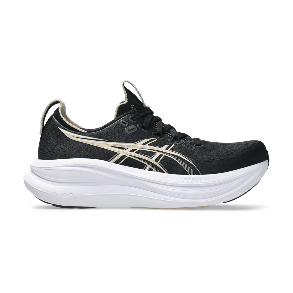 ASICS Women's GEL-NIMBUS 28 Black/Feather Grey