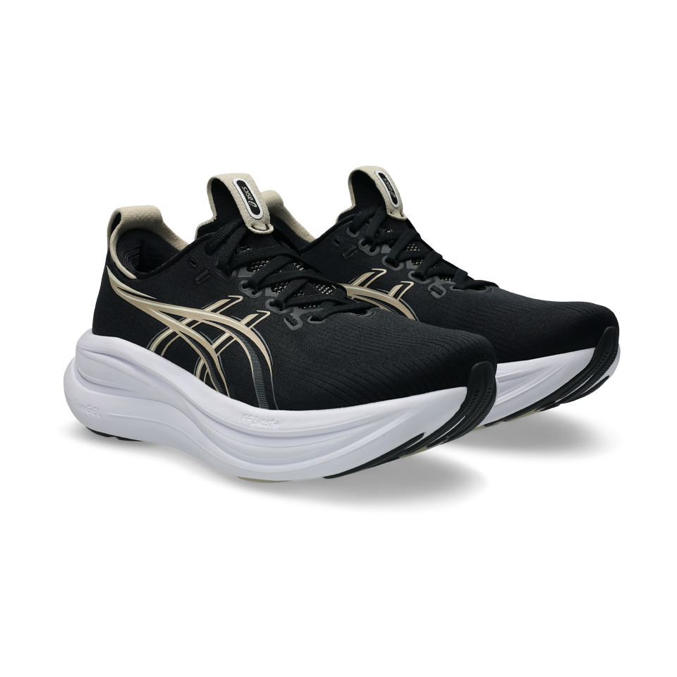 ASICS Women's GEL-NIMBUS 28 Black/Feather Grey