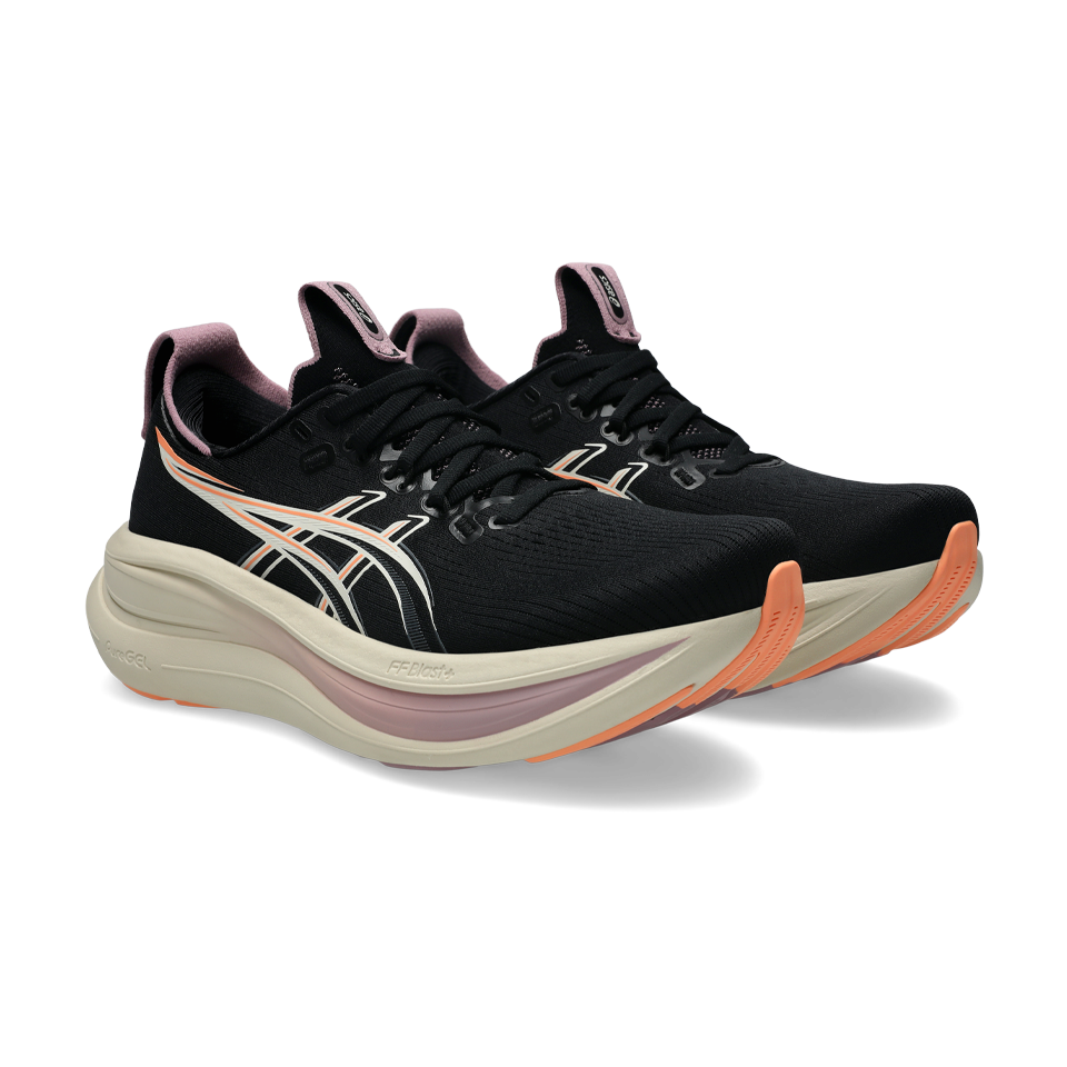 ASICS Women's GEL-NIMBUS 28 Black/Taro Purple