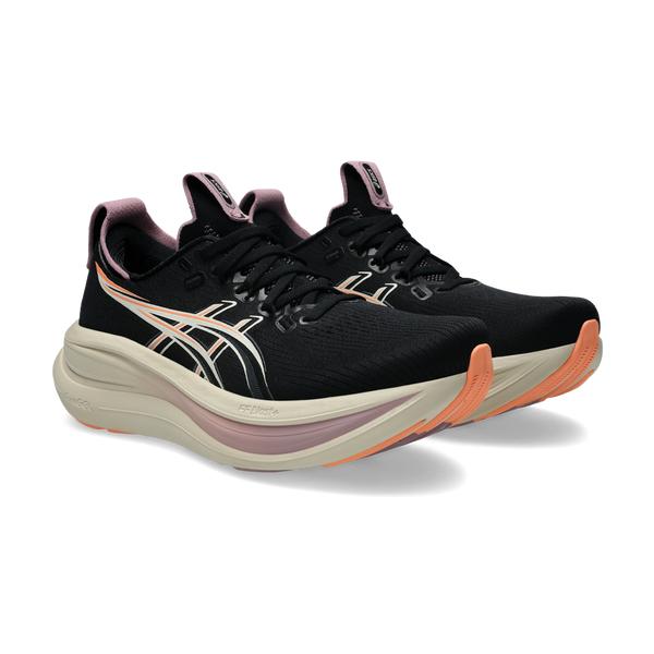 ASICS Women's GEL-NIMBUS 28 Black/Taro Purple