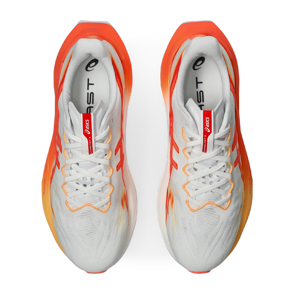ASICS Unisex SUPERBLAST 3 White/Orange Glow