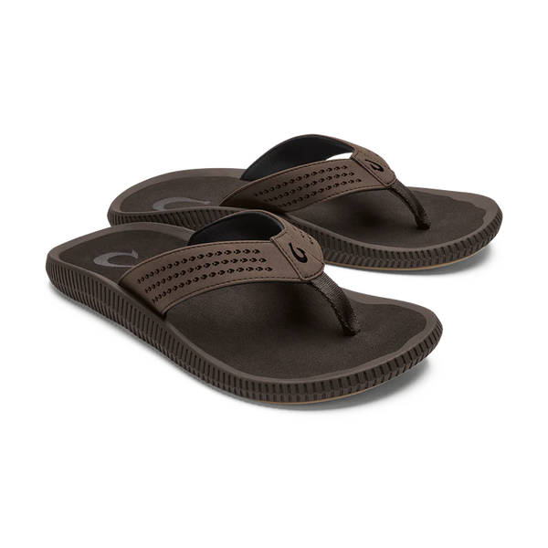 OluKai Men's Ulele Dark Java/Dark Java