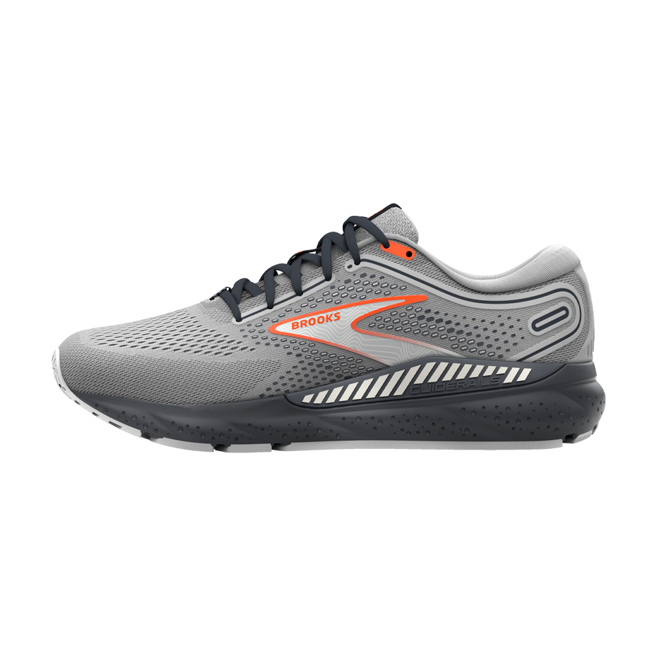 Brooks Men s Beast GTS 23 2E Width Grey Scarlet Ebony Play