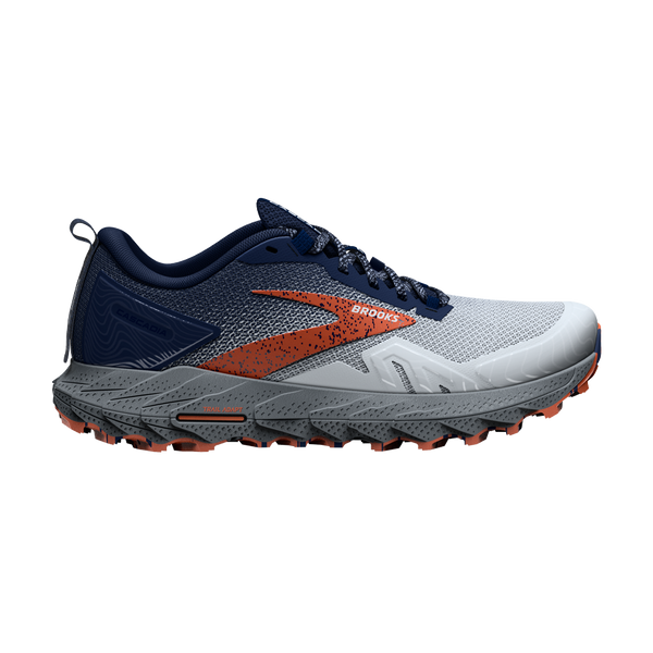 Brooks Men's Cascadia 17 Blue/Navy/Firecracker