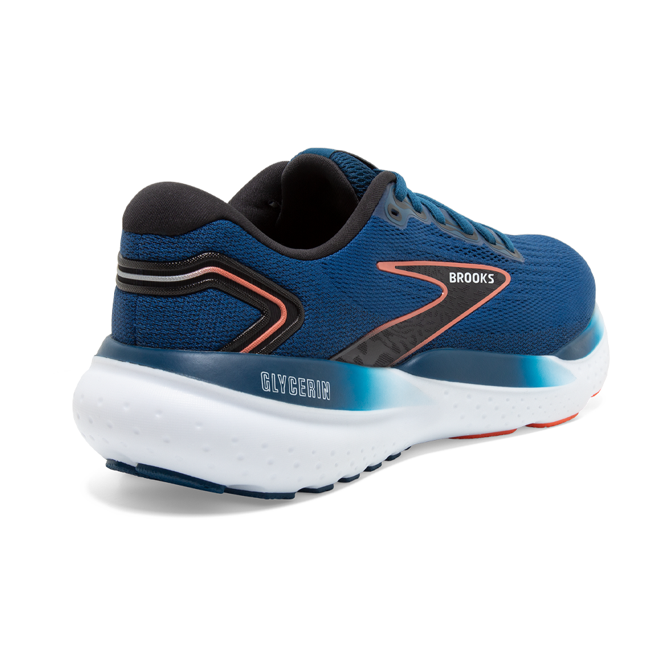 Brooks Glycerin 21 Men s Blue Opal Black Nasturtium D 10