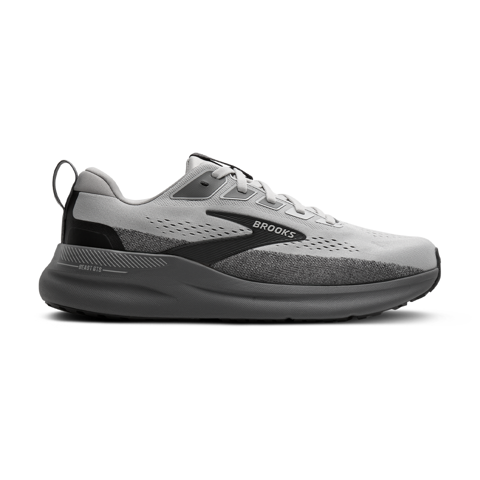 Brooks Men's Beast GTS 26 2E Width Gray/Gray/Blackened Pearl