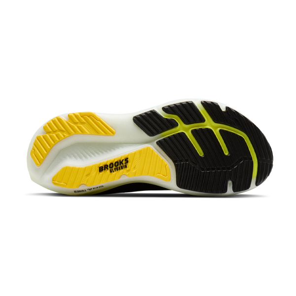 Brooks Men's Glycerin 23 D Width Black/Cyber Yellow/Nightlife