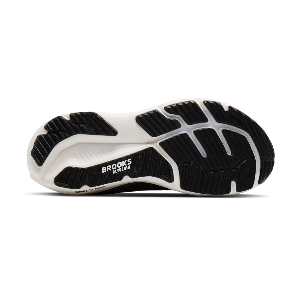 Brooks Men's Glycerin 23 D Width Black/Grey/White