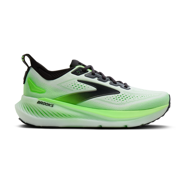 Brooks Men's Glycerin 23 D Width White/Phantom/Green Gecko