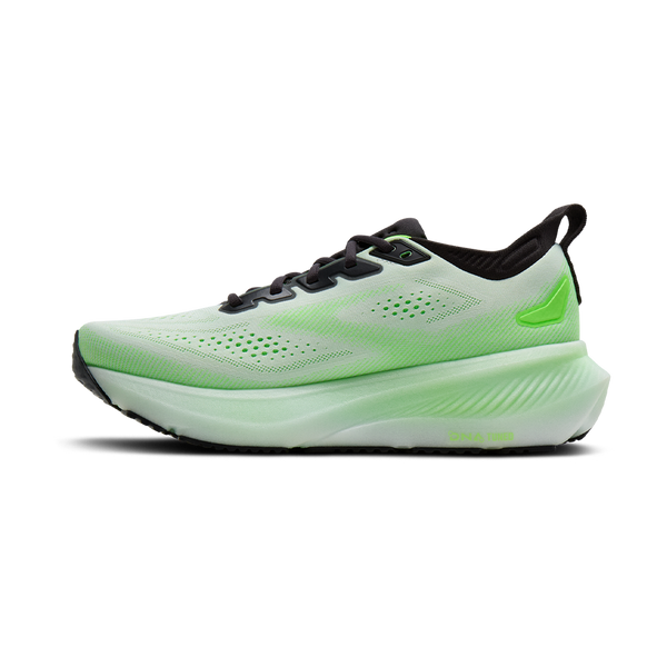 Brooks Men's Glycerin 23 D Width White/Phantom/Green Gecko