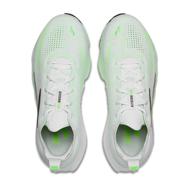 Brook Men's Glycerin Flex White/Green Gecko/Phantom