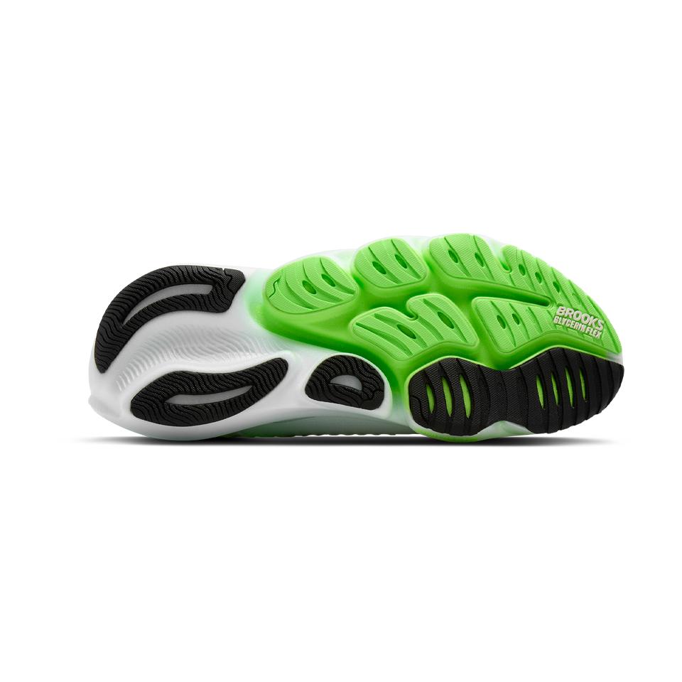 Brook Men's Glycerin Flex White/Green Gecko/Phantom