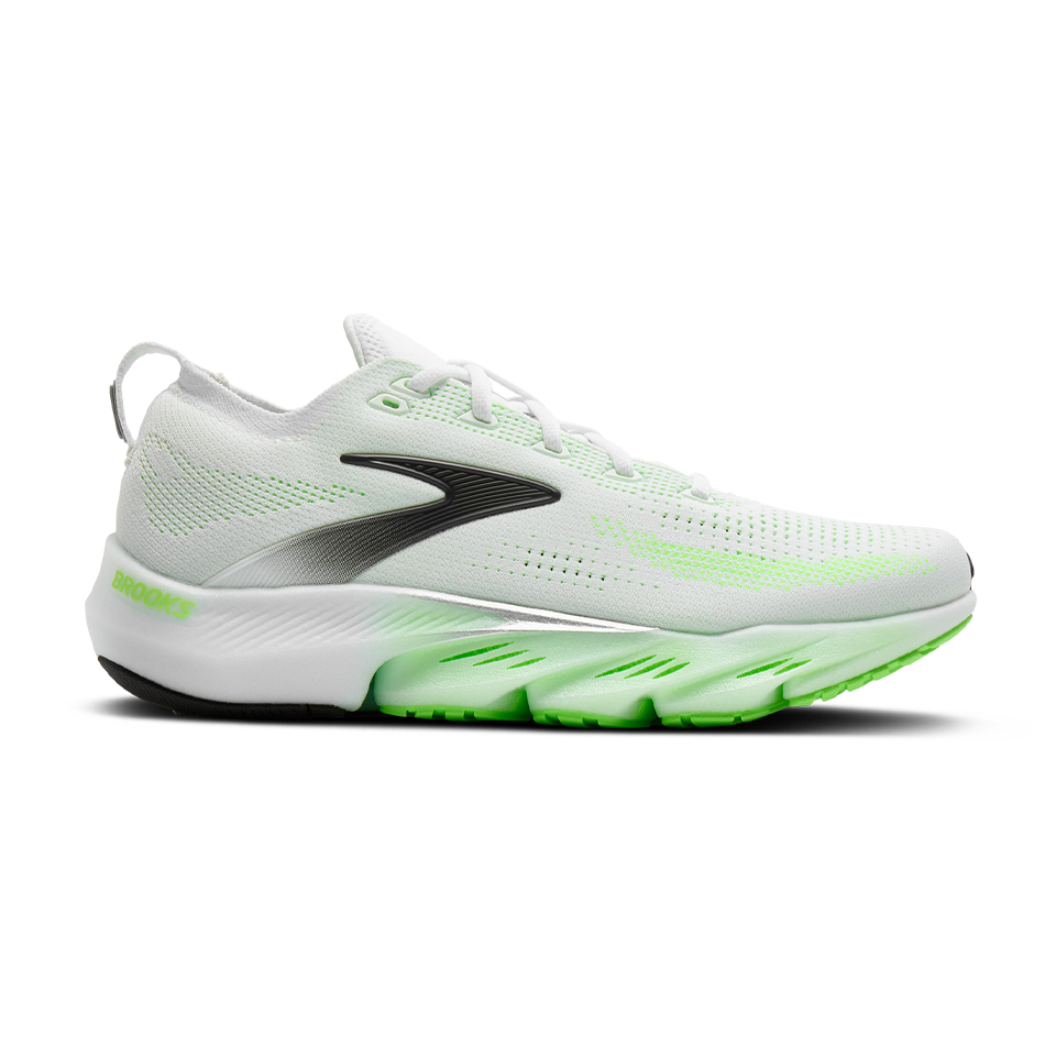 Brook Men's Glycerin Flex White/Green Gecko/Phantom