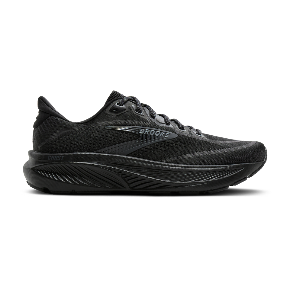 Brooks Men's Ghost 18 D Width Black/Black/Ebony