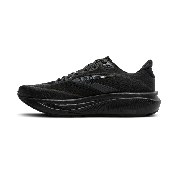 Brooks Men's Ghost 18 2E Width Black/Black/Ebony