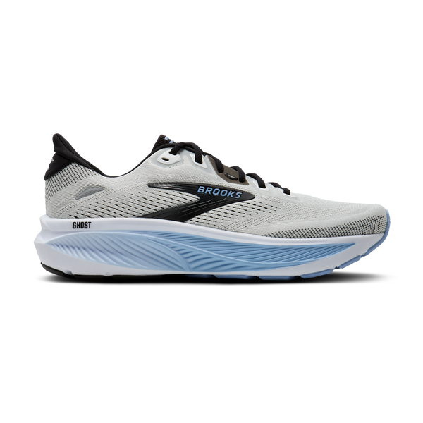 Brooks Men's Ghost 18 D Width White/Black/Open Air