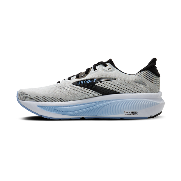 Brooks Men's Ghost 18 D Width White/Black/Open Air