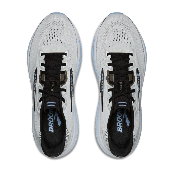 Brooks Men's Ghost 18 D Width White/Black/Open Air