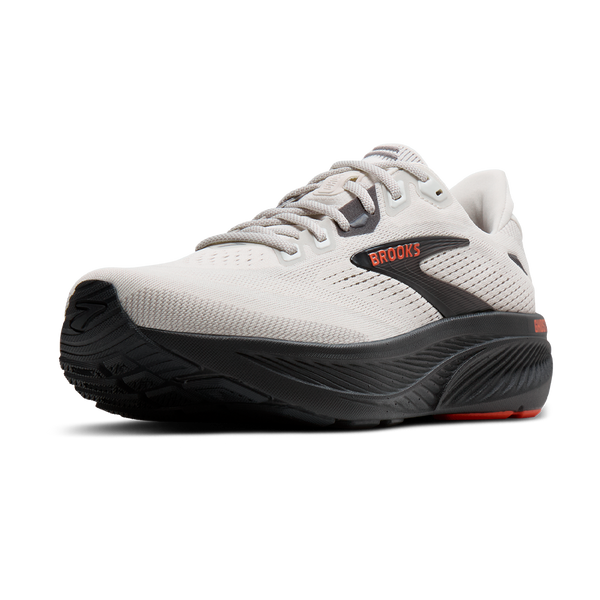 Brooks Men's Ghost 18 D Width Coconut/Pearl/Tigerlily