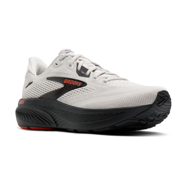 Brooks Men's Ghost 18 D Width Coconut/Pearl/Tigerlily