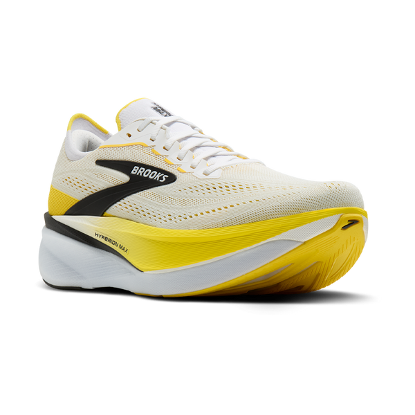 Brooks Men's Hyperion Max 4 White/Cyber Yellow/Black