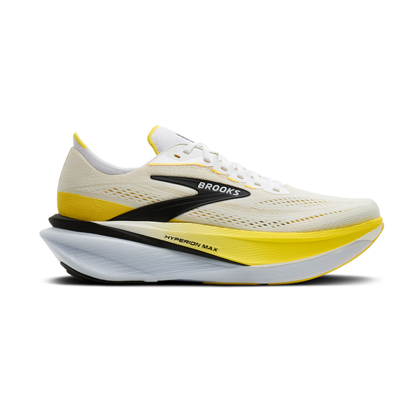 Brooks Men's Hyperion Max 4 White/Cyber Yellow/Black
