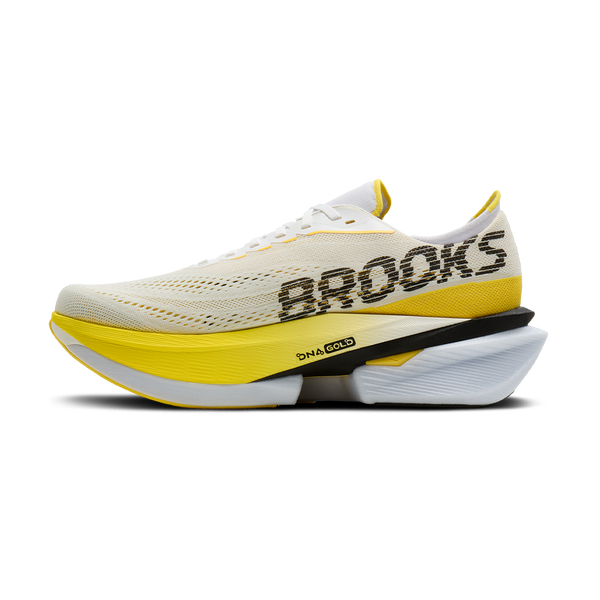 Brooks Men's Hyperion Max 4 White/Cyber Yellow/Black