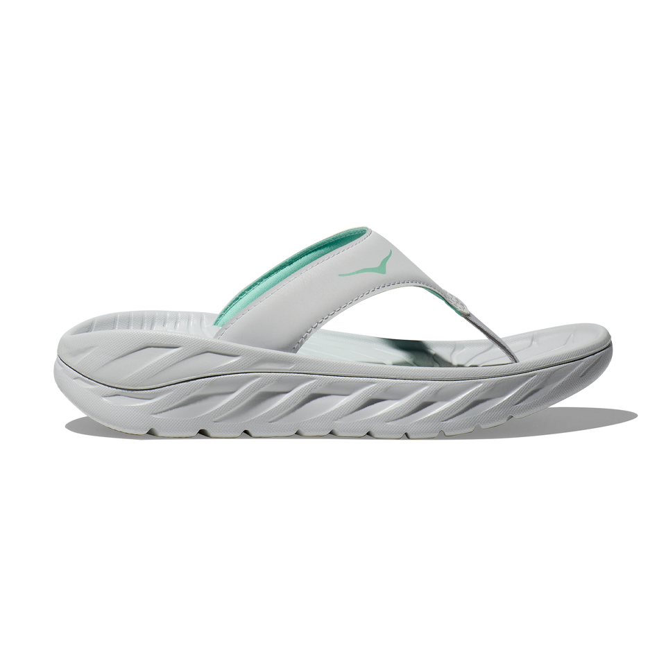 HOKA Women's ORA Recovery Flip Cosmic Grey/Seafoam