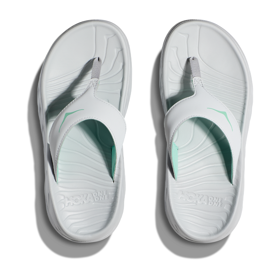 HOKA Women's ORA Recovery Flip Cosmic Grey/Seafoam