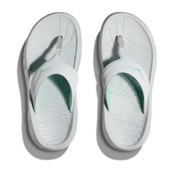 HOKA Women's ORA Recovery Flip Cosmic Grey/Seafoam