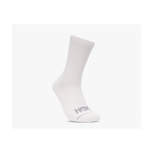 HOKA Crew Run Sock 3-Pack White/White/White