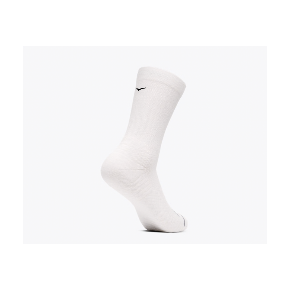 HOKA Crew Run Sock 3-Pack White/White/White