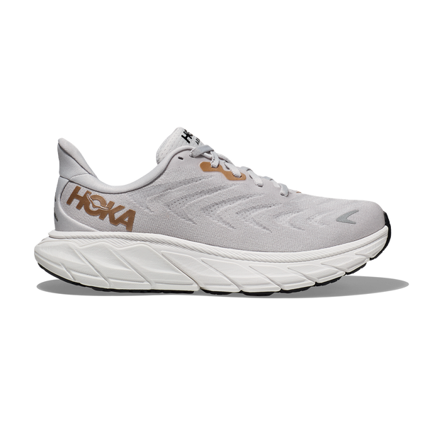 HOKA Women's Arahi 6 Wide Nimbus Cloud/Rose Gold