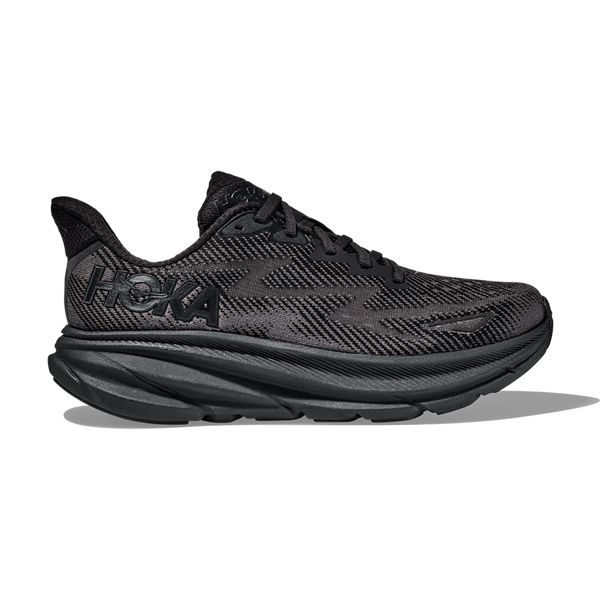 HOKA Men's Clifton 9 Black/Black