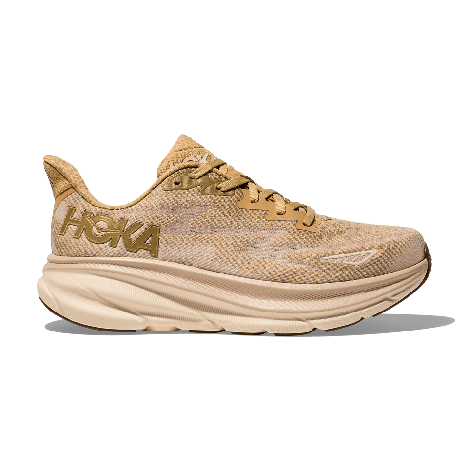 Hoka Men s Clifton 9 Wheat Shifting Sand Size
