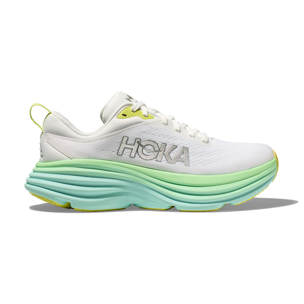 HOKA Women's Bondi 8 Blanc De Blanc/Sunlit
