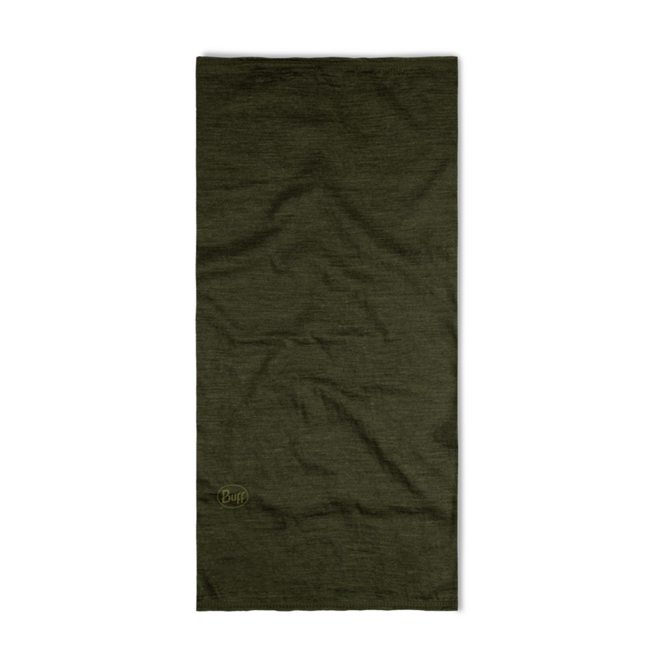 Buff Merino Lightweight Neckwear Solid Bark Main image