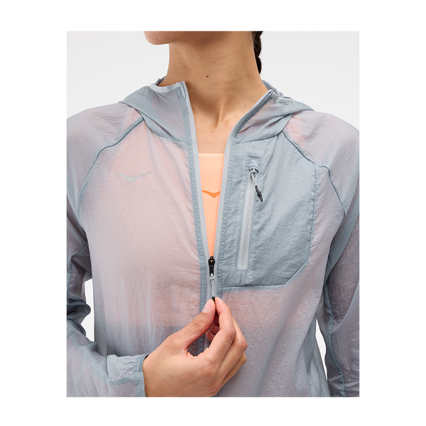 HOKA Women's Skyflow Jacket Mineral Blue