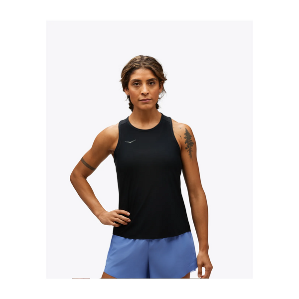 HOKA Women's Airolite Run Tank Black