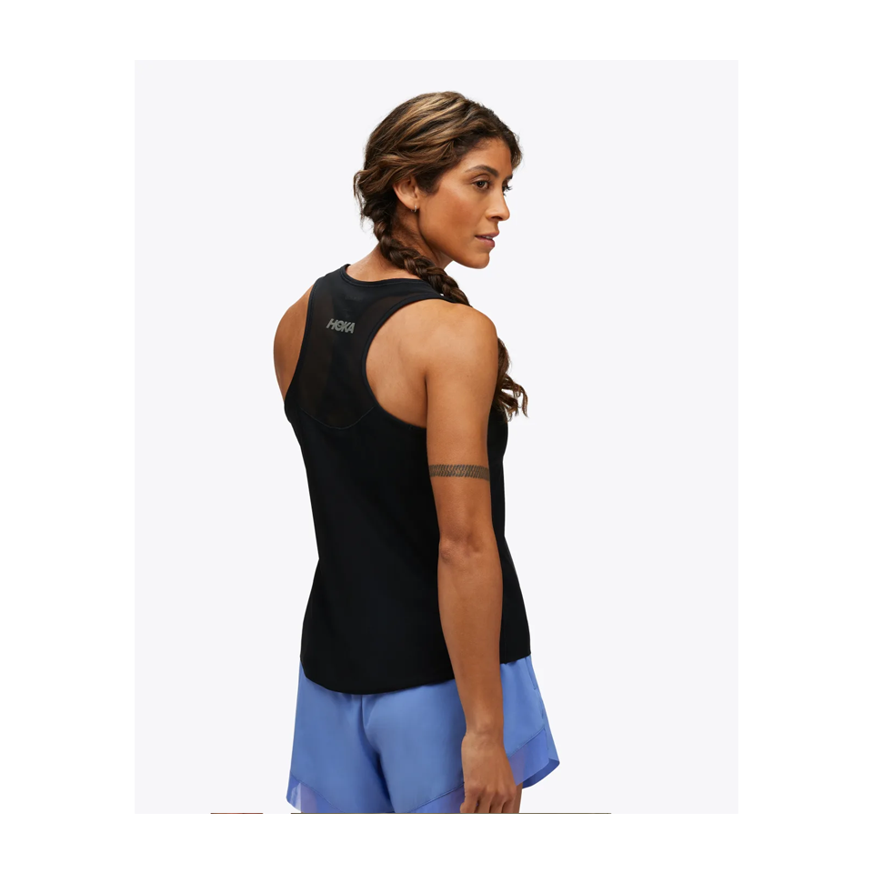 HOKA Women's Airolite Run Tank Black Secondary image