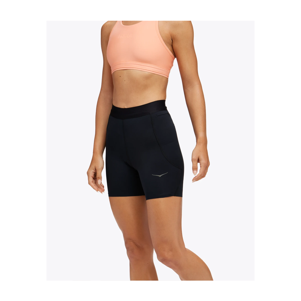 HOKA Women's Novafly 6'' Knit Short Black