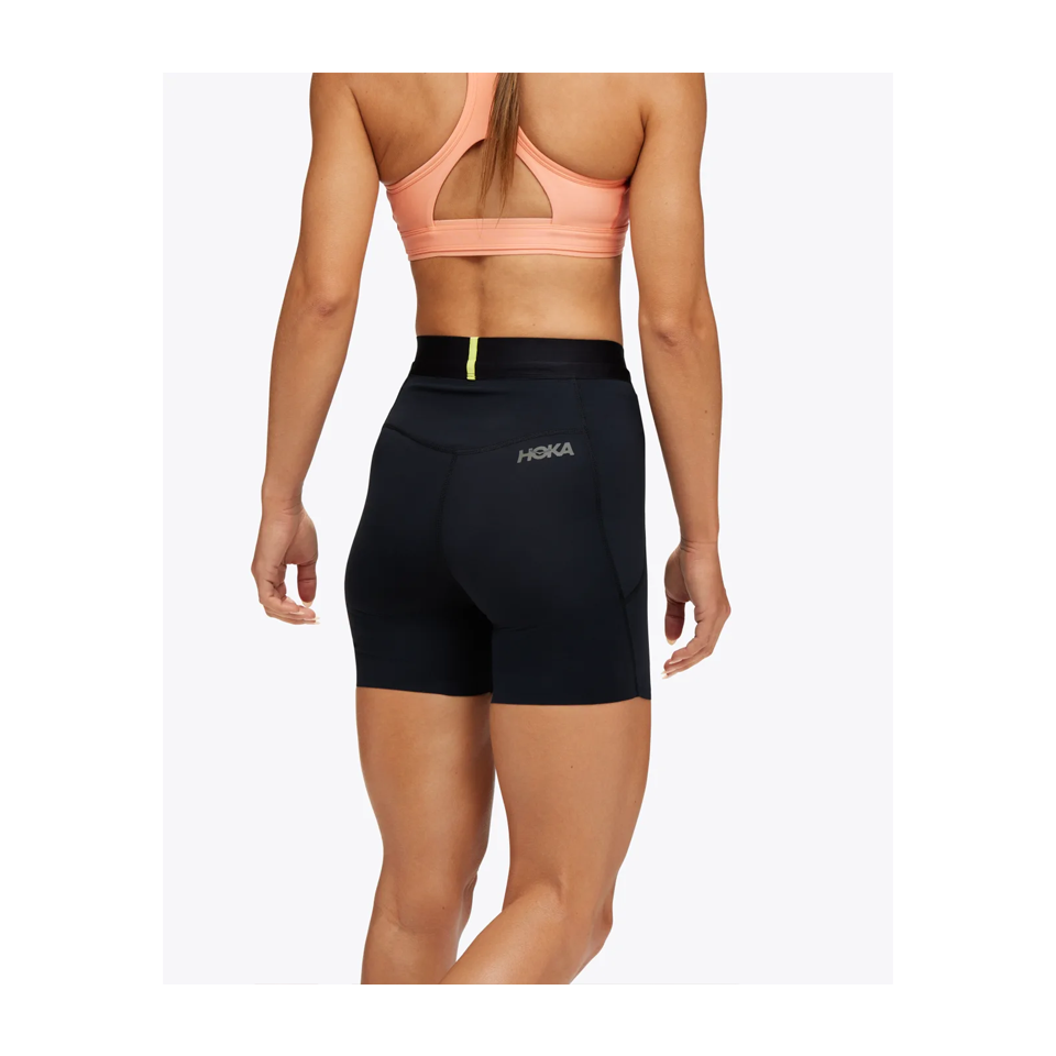 HOKA Women's Novafly 6'' Knit Short Black Secondary image