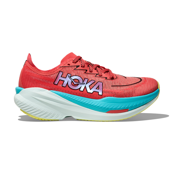 HOKA Men's Mach X 2 Grapefruit/Electric Coral