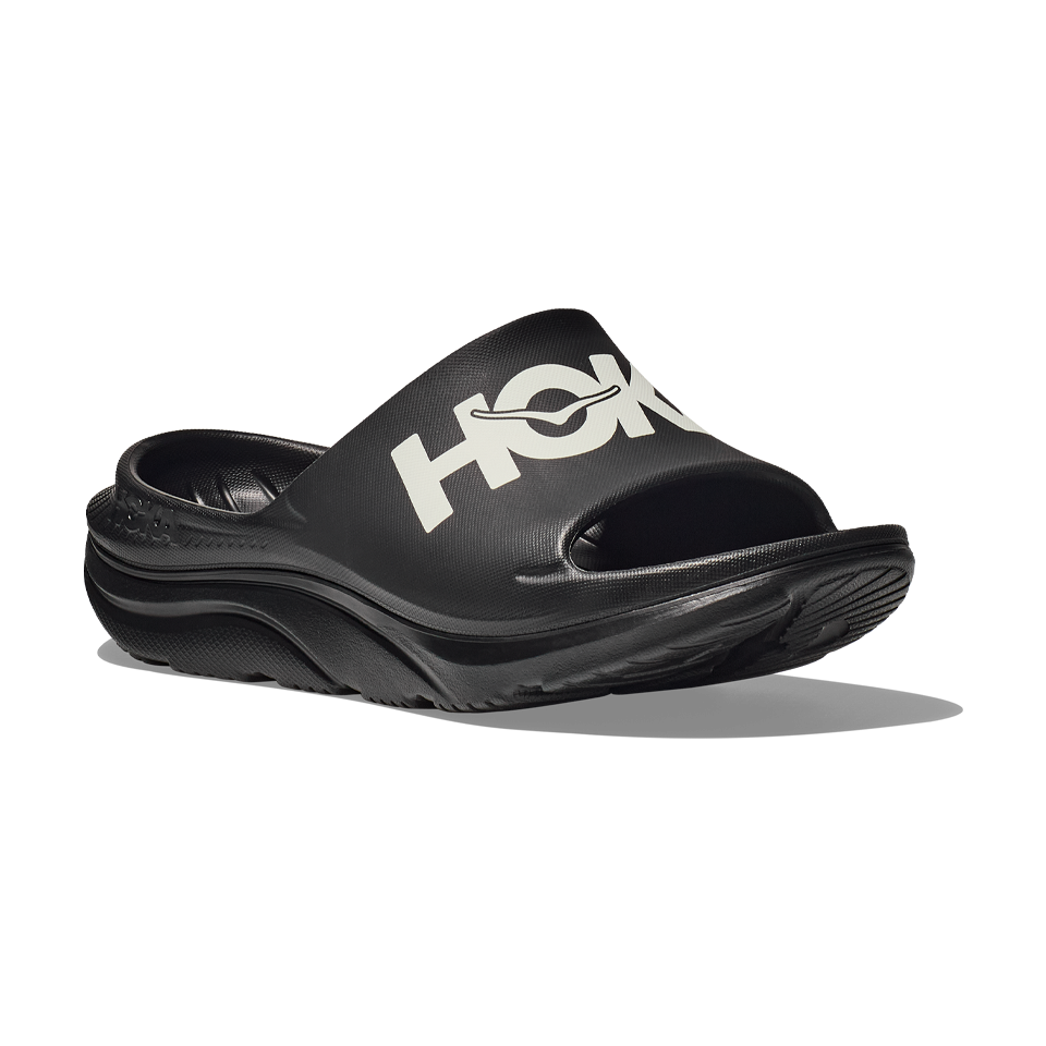 HOKA All Gender Ora Athletic Slide Black/White Secondary image