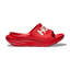 HOKA All Gender Ora Athletic Slide Vermillion/White