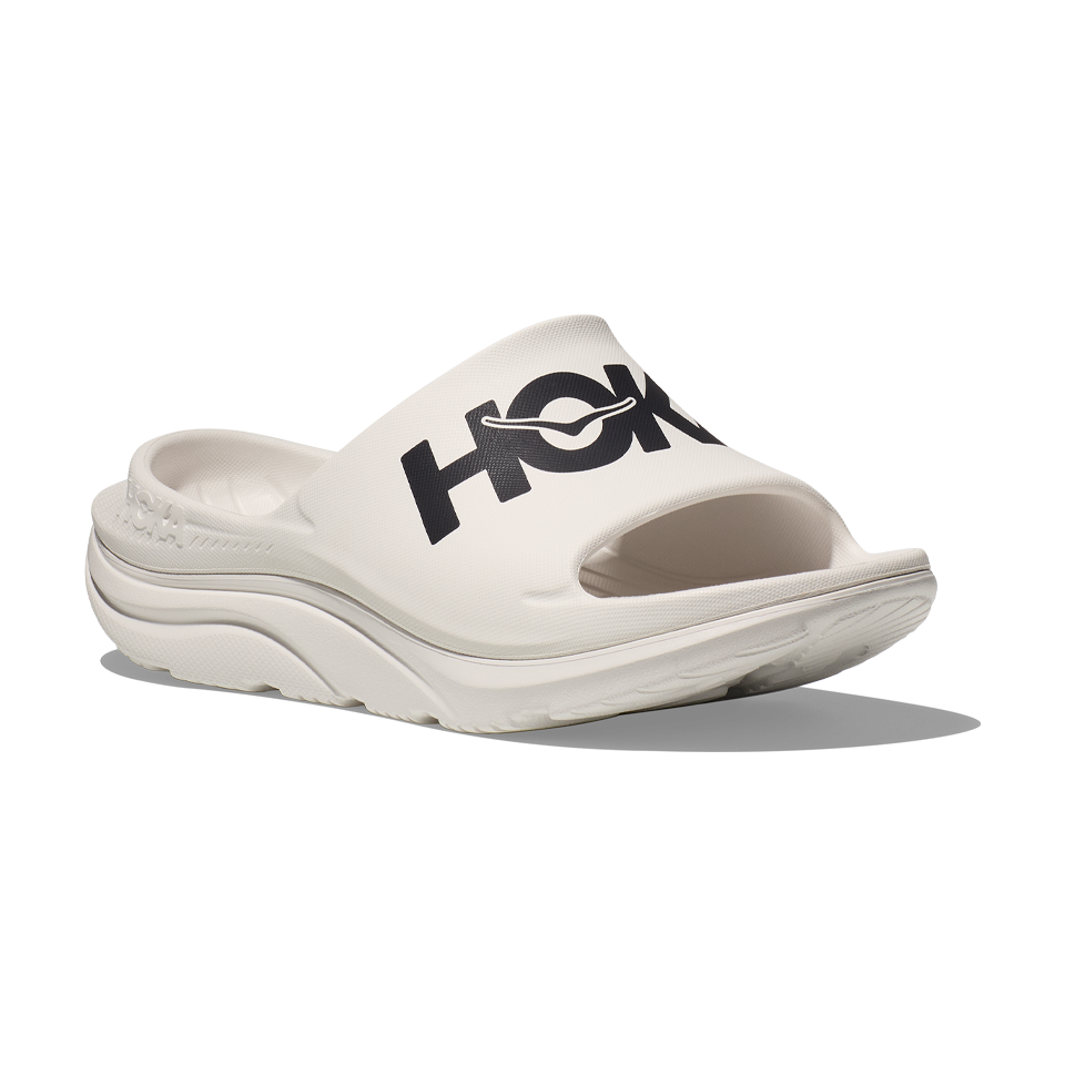 HOKA All Gender Ora Athletic Slide White/Black Secondary image