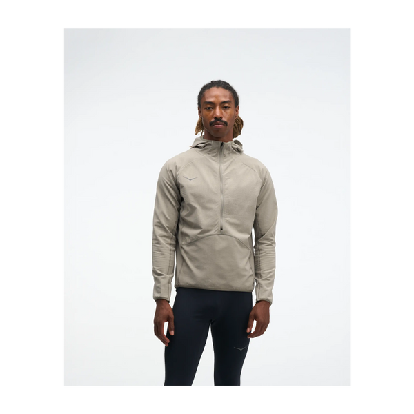 HOKA Men's SkyGlow Half-Zip Pebble Grey